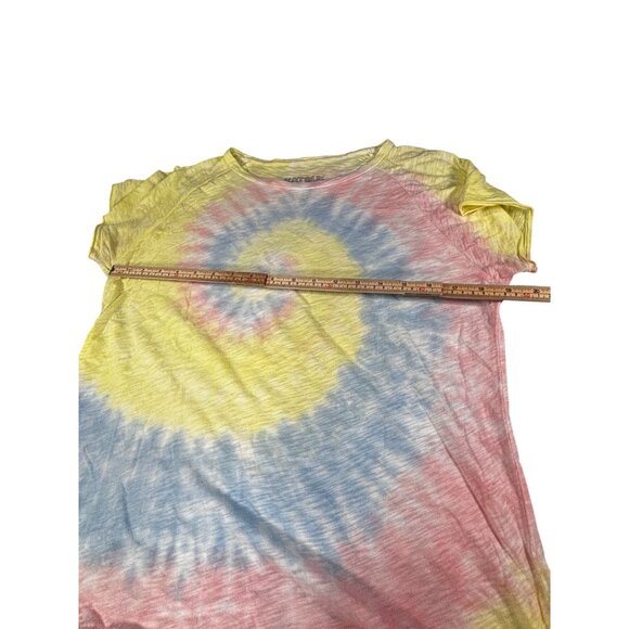 Tie-Dye Short-Sleeve Cotton T-Shirt By Katiej NYC M - Picture 6 of 7